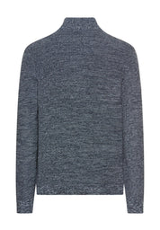 Strickjacke aus Baumwollmix - 47-Tinted Blue - Blau