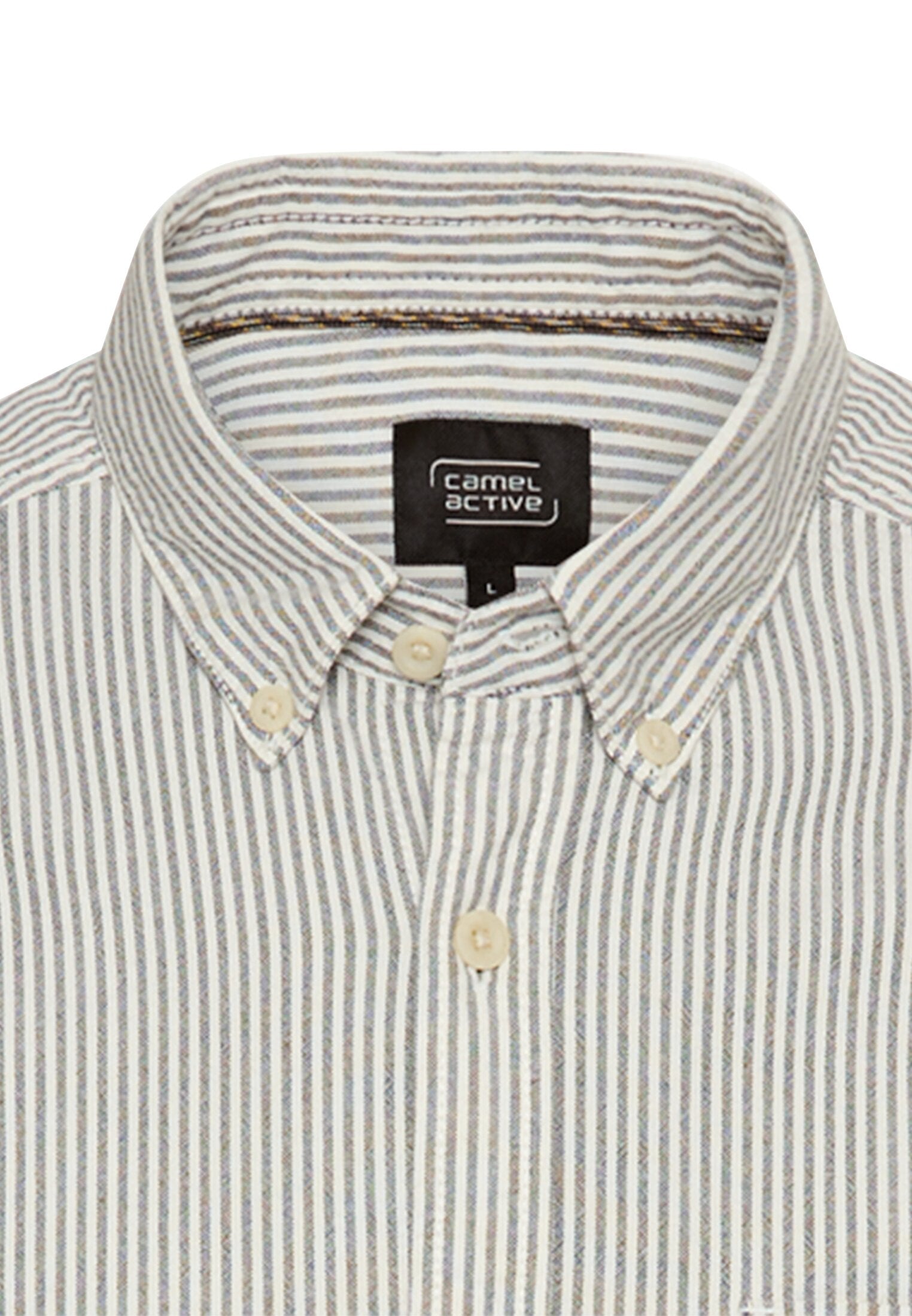 Hemd Regular Fit - 88-Asphalt - Weiß | Grau