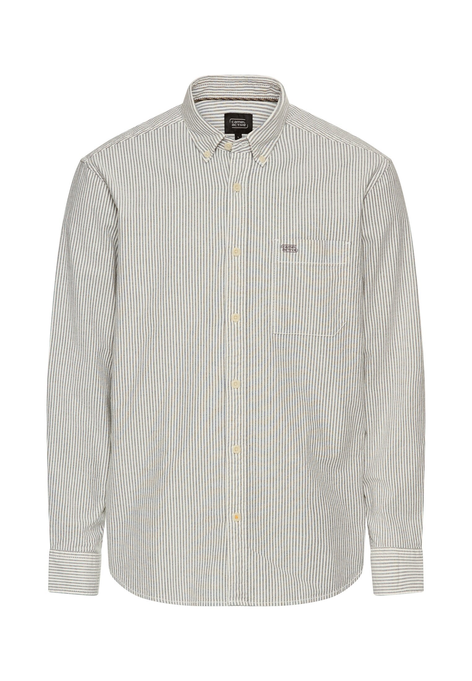 Hemd Regular Fit - 88-Asphalt - Weiß | Grau