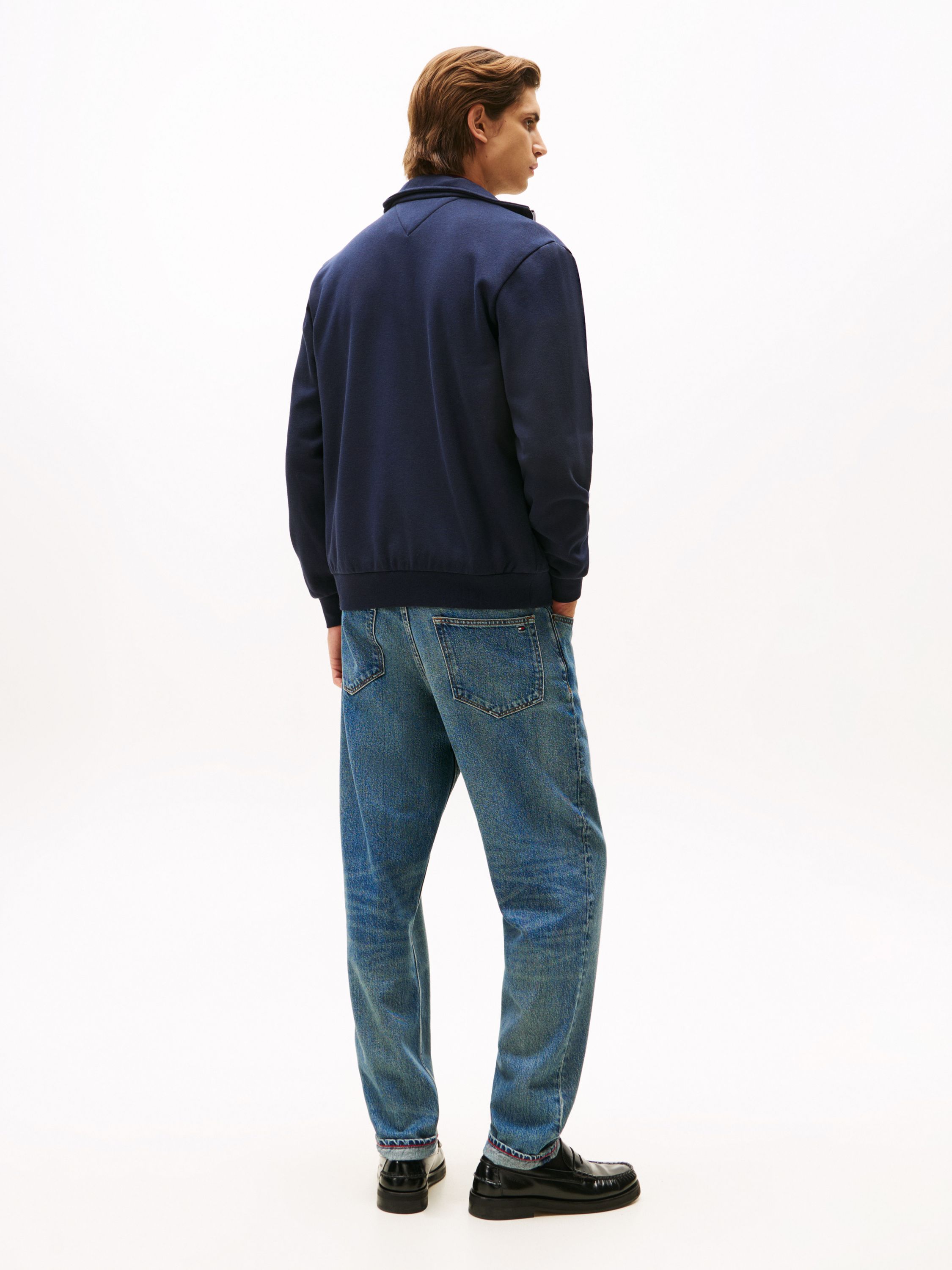 Sweatjacke mit Zipper - DW5-BLUE - Blau