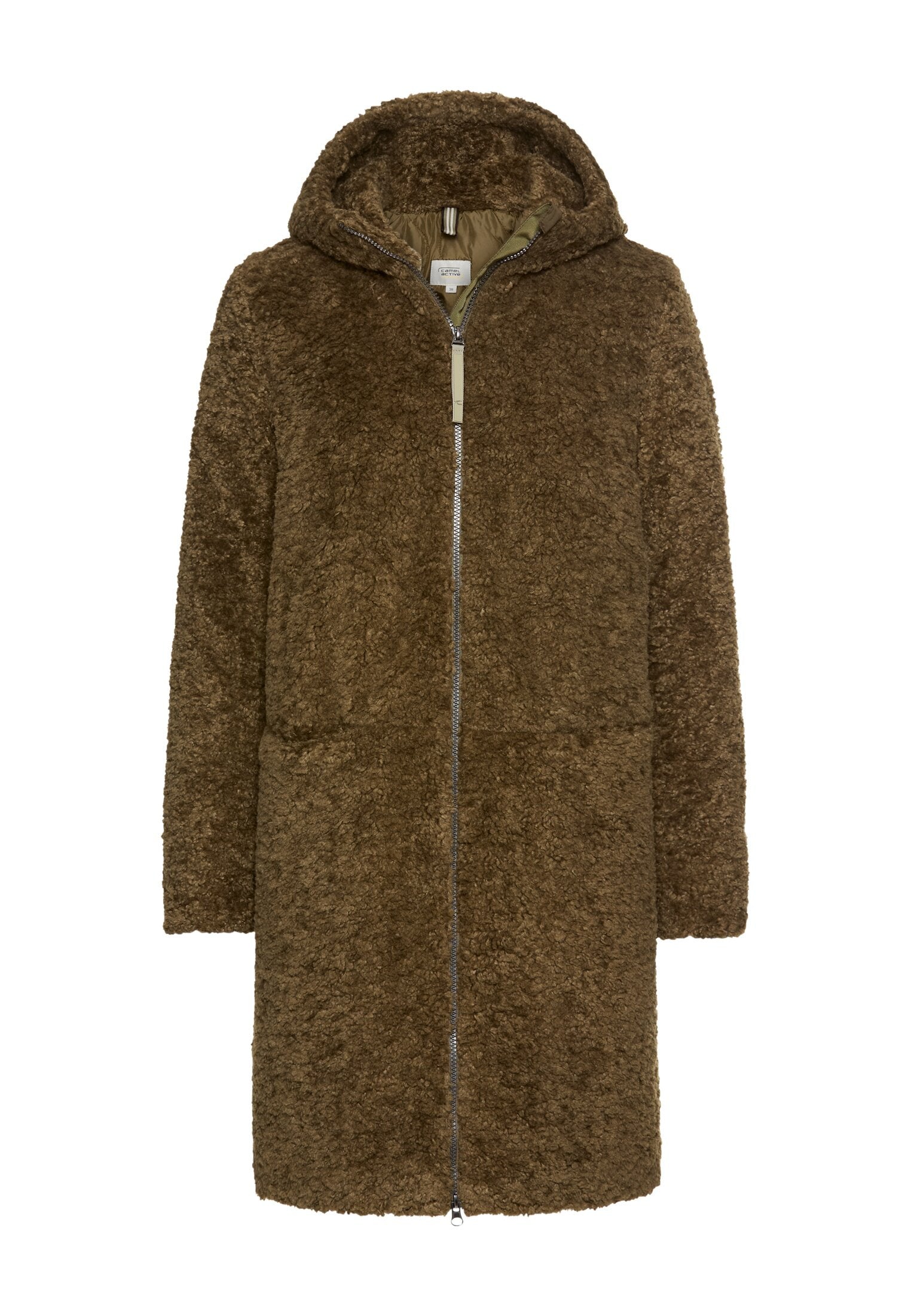Teddy-Mantel - 61-Dark Khaki - Khaki