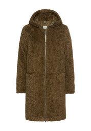 Teddy-Mantel - 61-Dark Khaki - Khaki