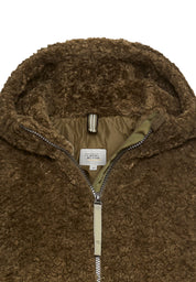 Teddy-Mantel - 61-Dark Khaki - Khaki
