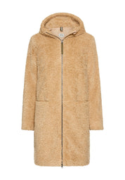 Teddy-Mantel - 20-Cashmere - Beige