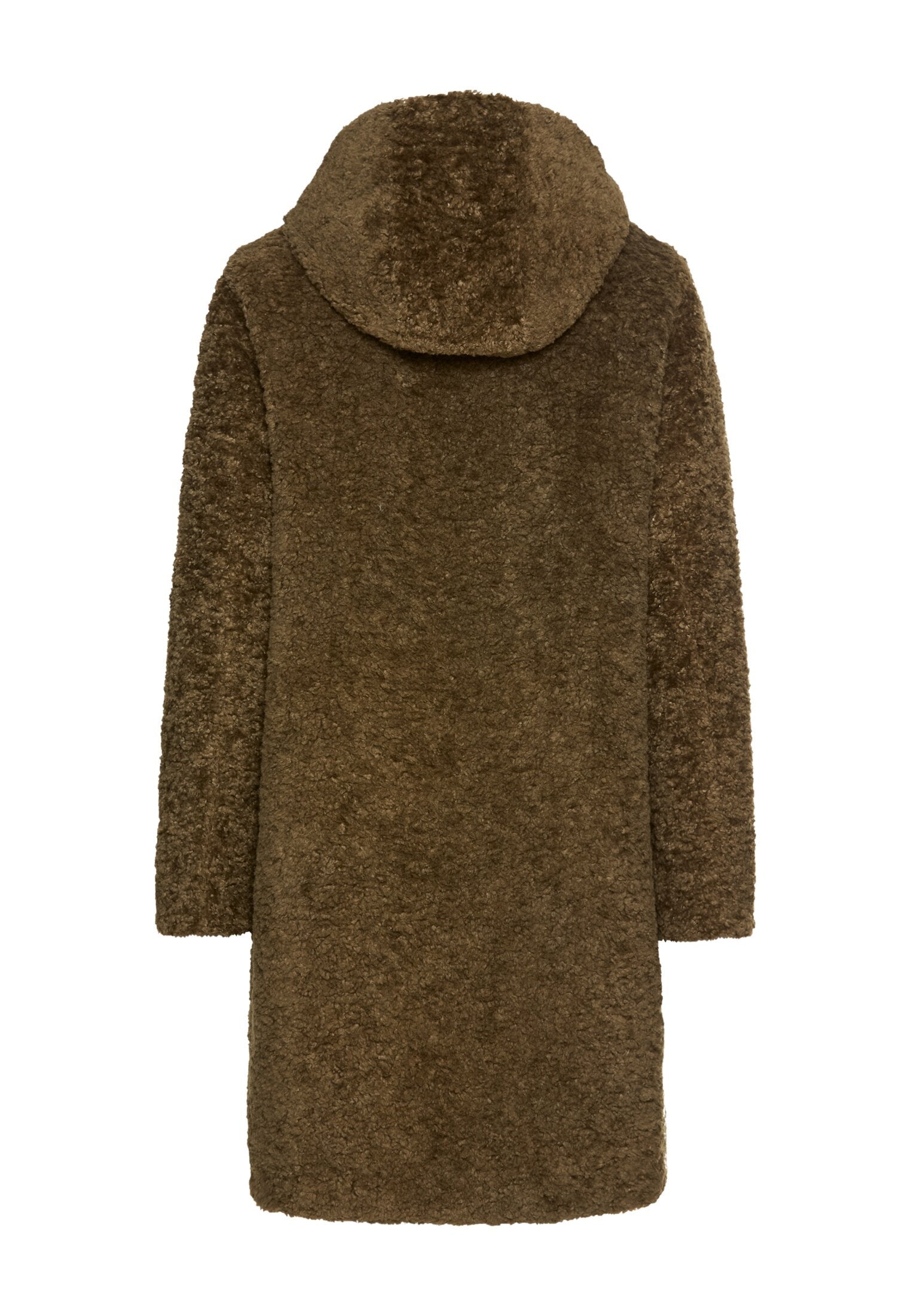 Teddy-Mantel - 61-Dark Khaki - Khaki