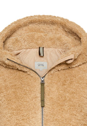 Teddy-Mantel - 20-Cashmere - Beige