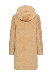 Teddy-Mantel - 20-Cashmere - Beige