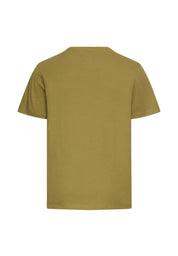 T-Shirt aus Baumwolle - 34-Mosstone - Khaki
