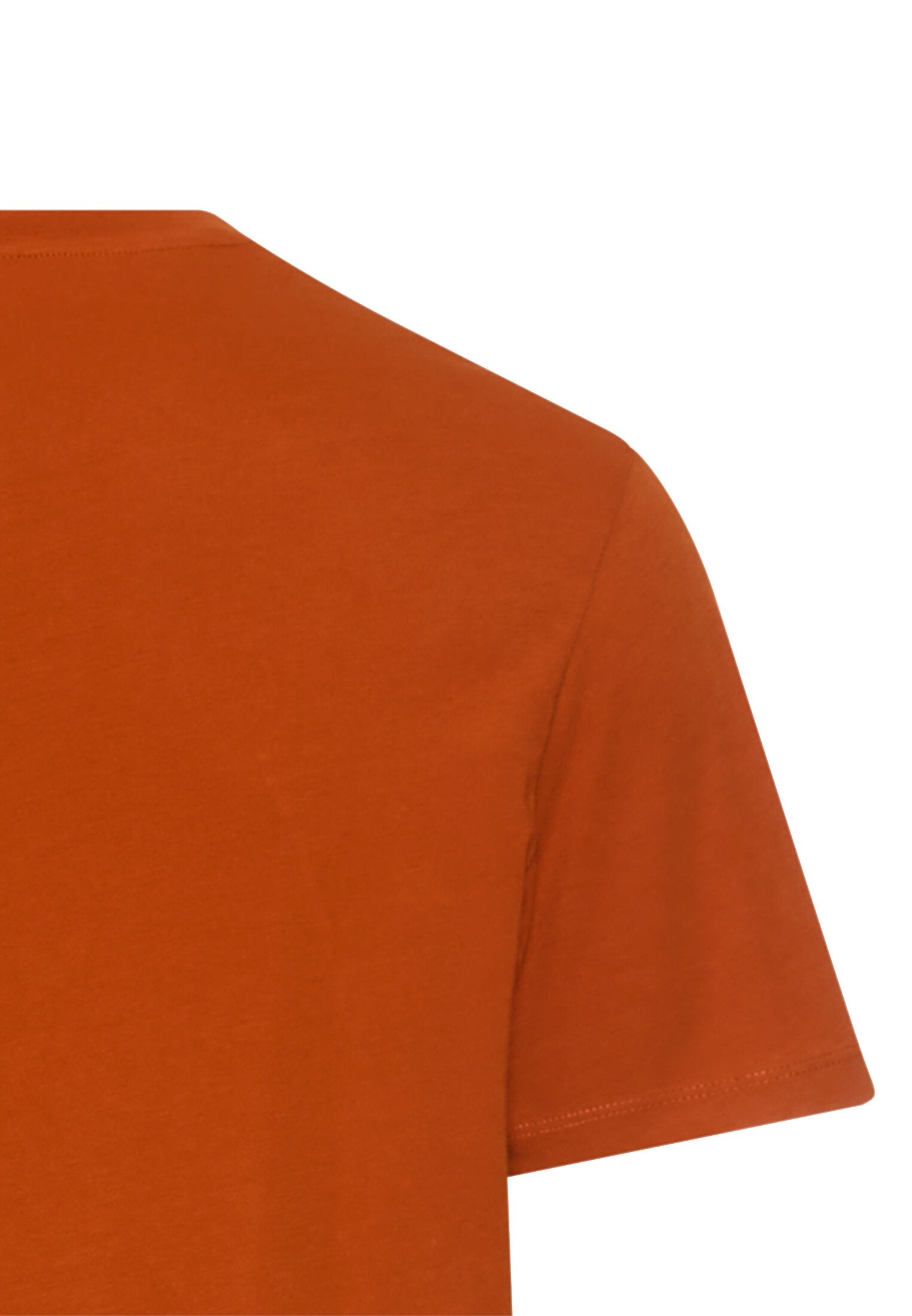 T-Shirt aus Baumwolle - 55-Cinnamon - Orange