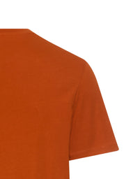 T-Shirt aus Baumwolle - 55-Cinnamon - Orange