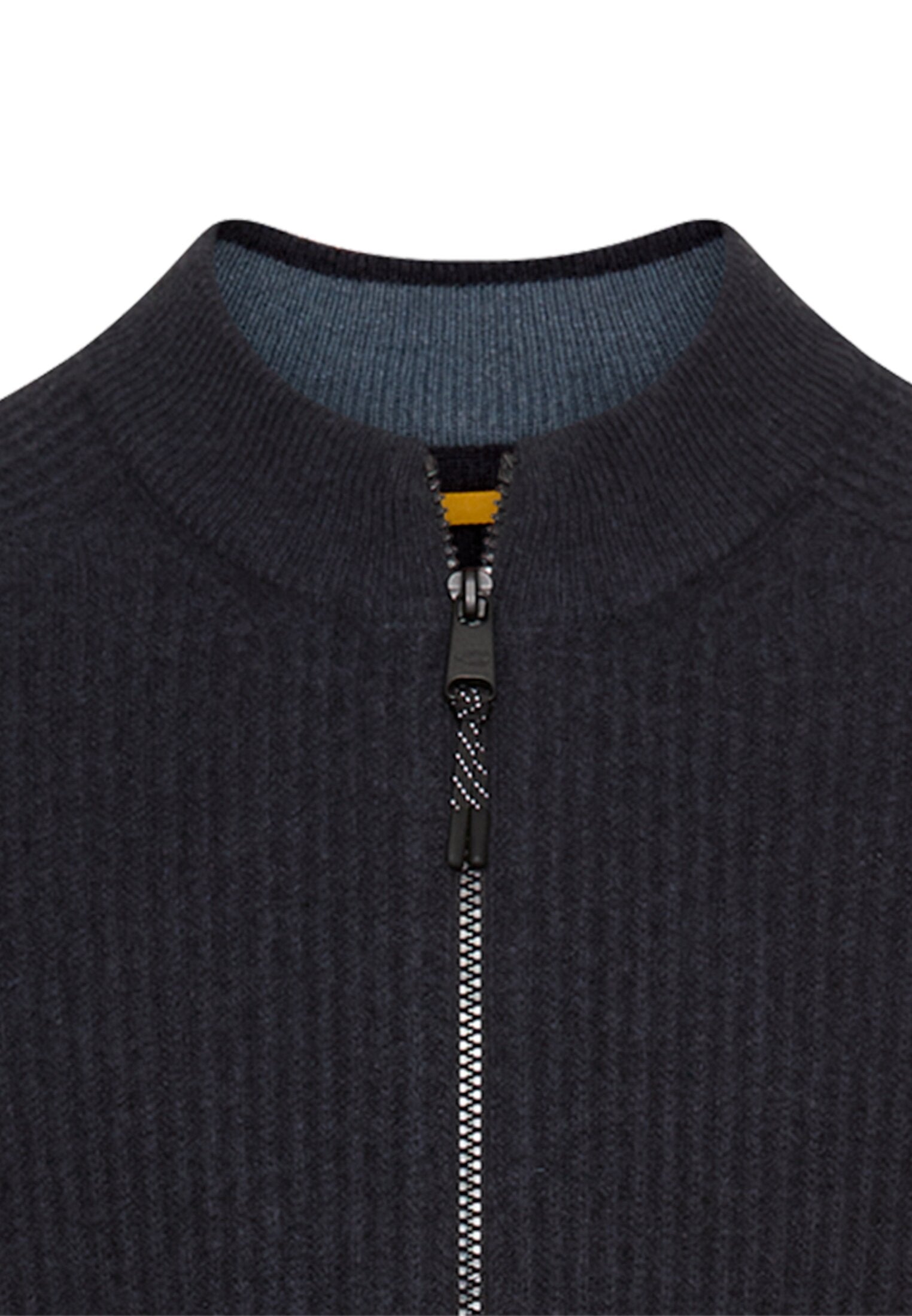 Strickjacke aus Wolle - 48-Dark Navy - Blau