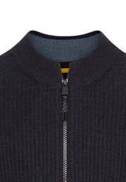 Strickjacke aus Wolle - 48-Dark Navy - Blau