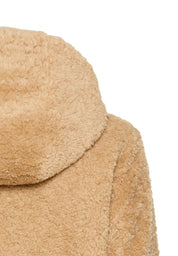 Teddy-Mantel - 20-Cashmere - Beige