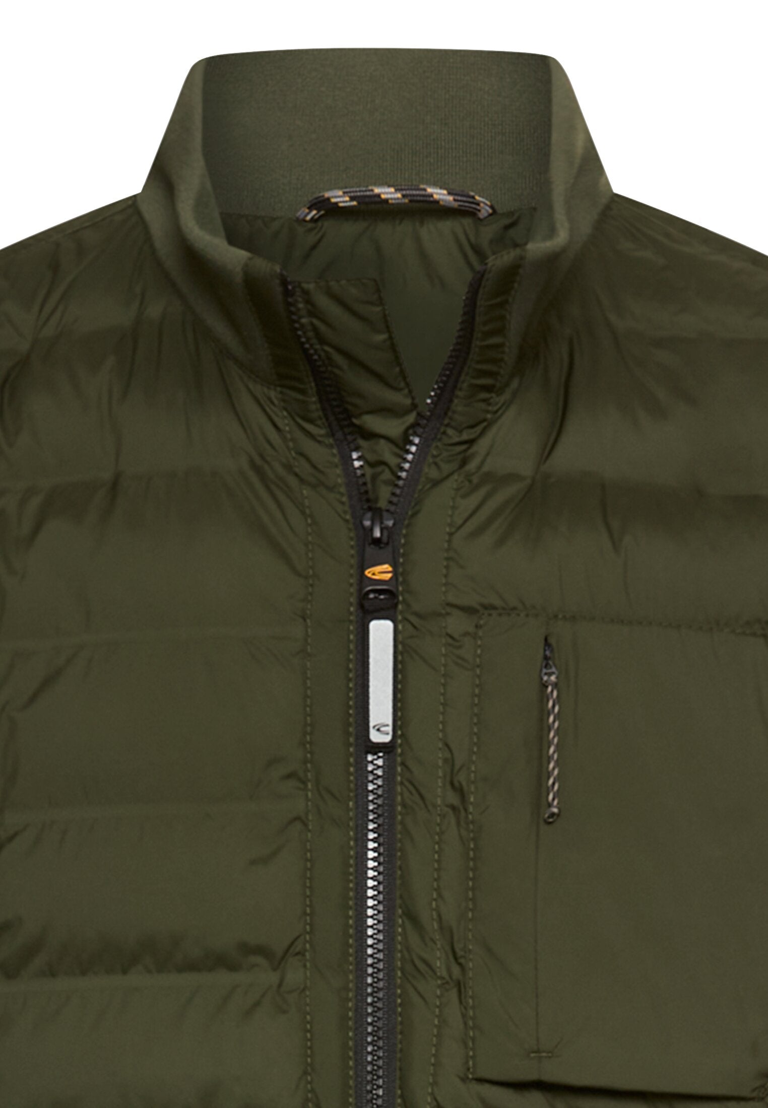 Bomberjacke mit Stehkragen - 37-Forest Green - Khaki