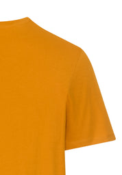 T-Shirt aus Baumwolle - 67-Burned Yellow - Orange