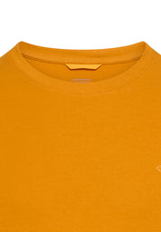 T-Shirt aus Baumwolle - 67-Burned Yellow - Orange