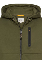 Sweatshirtjacke aus Baumwollmix - 37-Forest Green - Grün