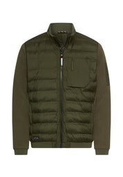 Bomberjacke mit Stehkragen - 37-Forest Green - Khaki