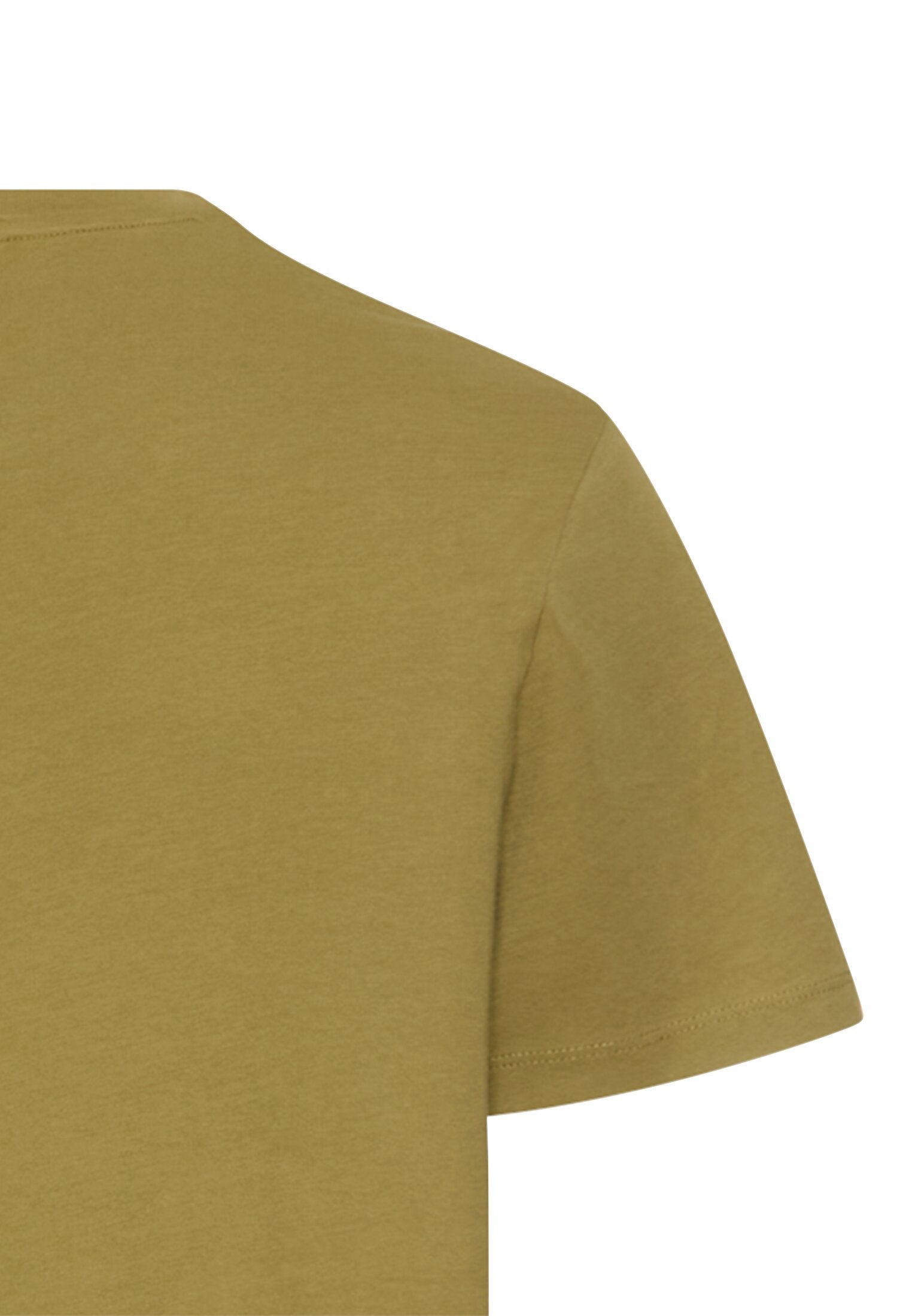 T-Shirt aus Baumwolle - 34-Mosstone - Khaki