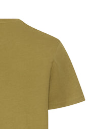 T-Shirt aus Baumwolle - 34-Mosstone - Khaki