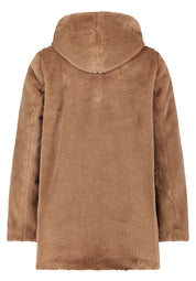 Jacke in Felloptik - 7460-Classic Bronze - Braun