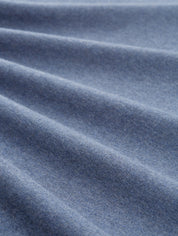Strickpullover mit V-Ausschnitt - 18964-vintage indigo blue mela - Blau