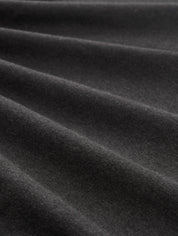 Strickpullover mit V-Ausschnitt - 10617-Black Grey Melange - Schwarz