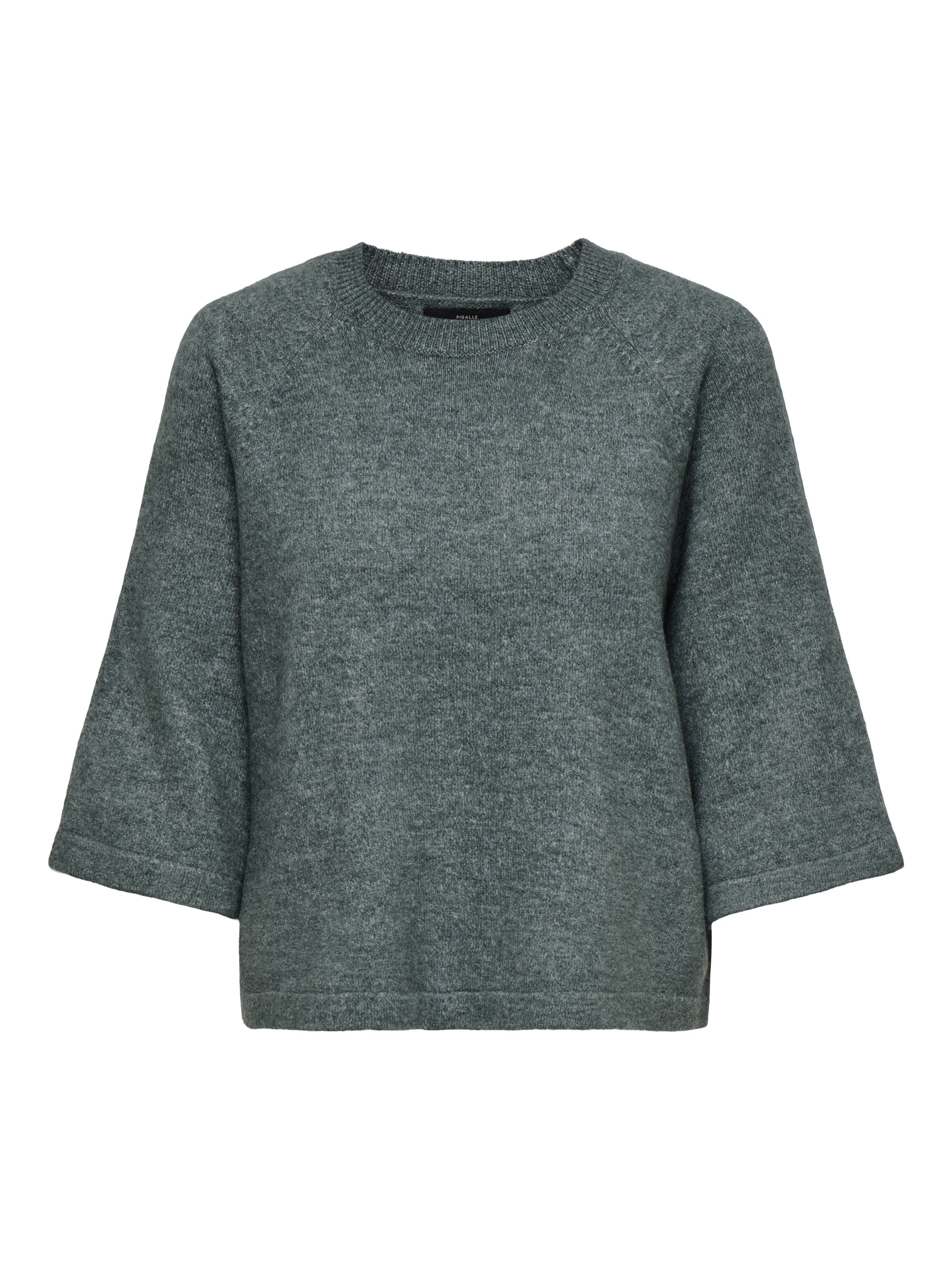 Pullover 3/4 Arm - Balsam Green/MELANGE - Grün
