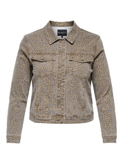 Jeansjacke aus Baumwollmix - Nomad/LEO - Beige