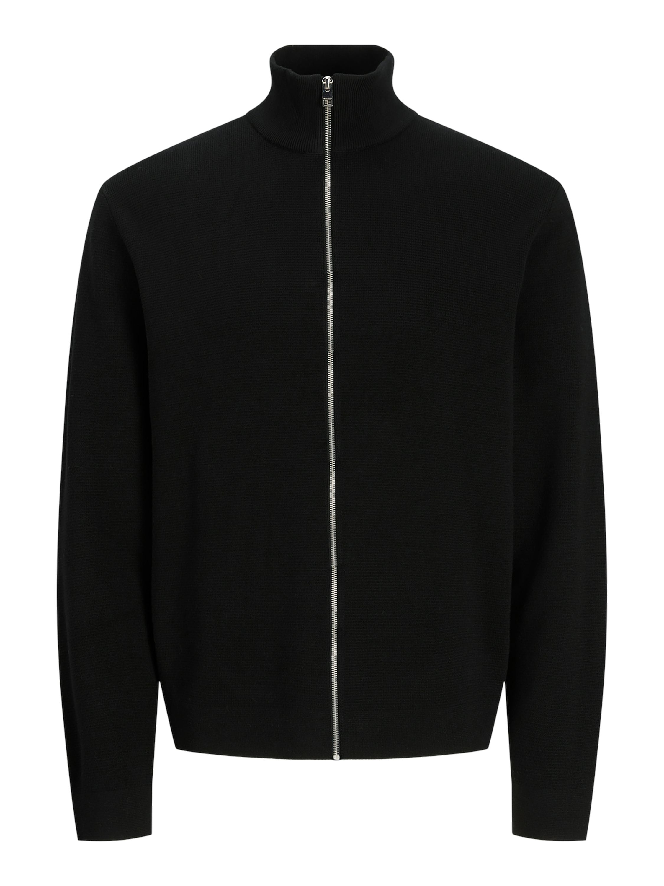Strickjacke aus Baumwolle - Black - Schwarz