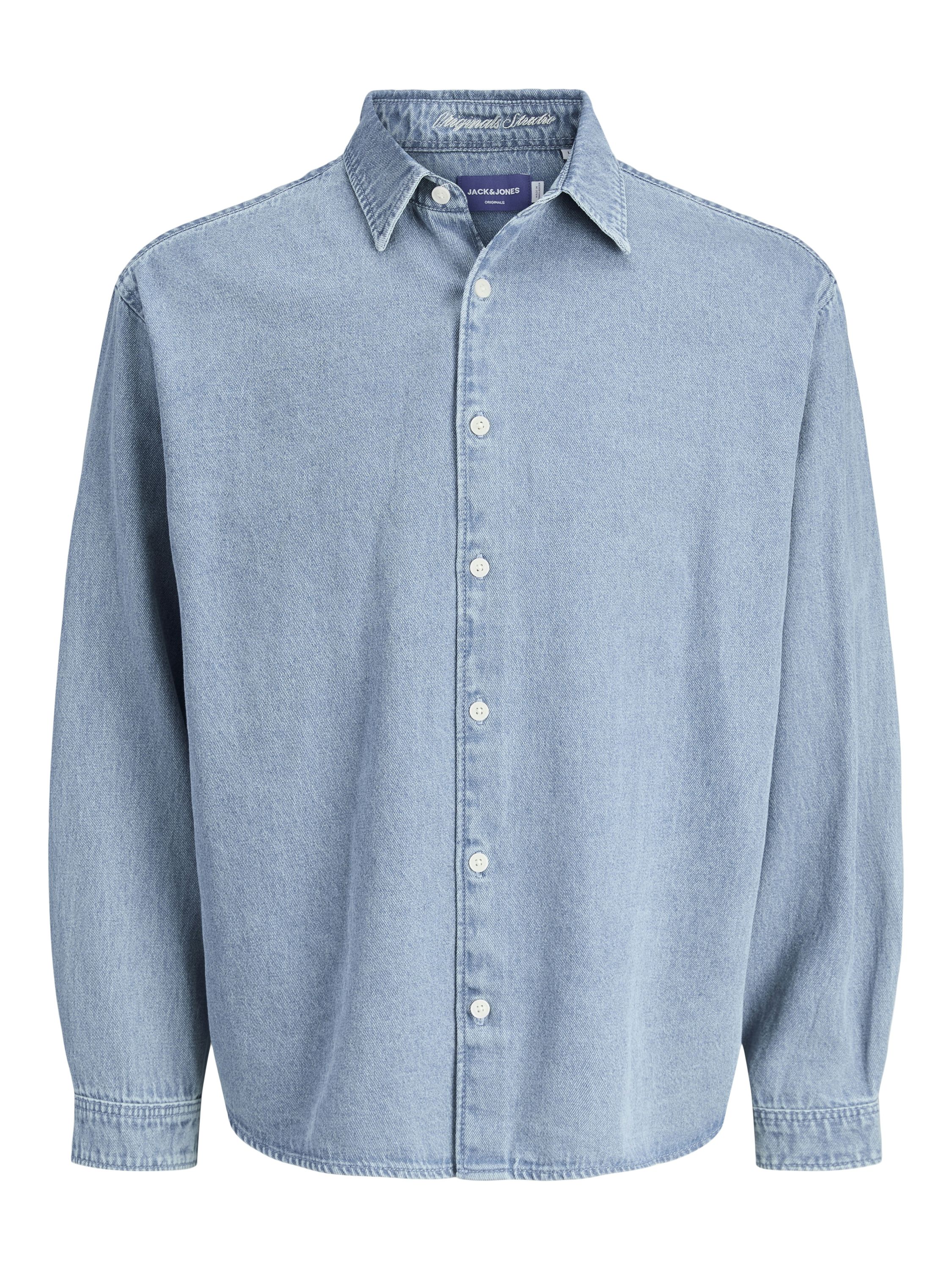 Jeanshemd aus Baumwolle - Medium Blue Denim - Blau