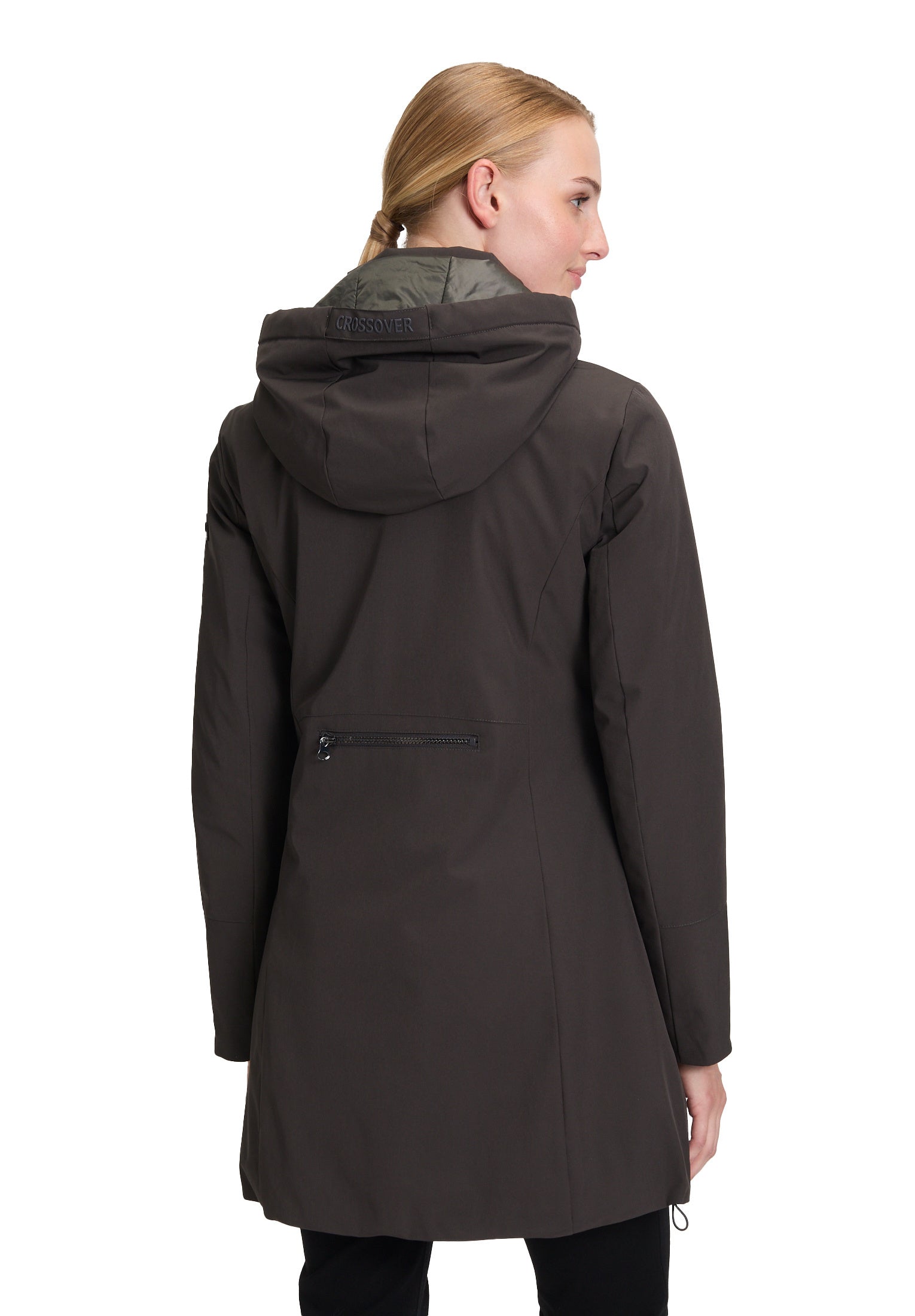 Parka mit Stehkragen - 5576-Shiny Forest - Khaki