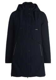 Parka mit Stehkragen - 8538-Deep Navy - Blau