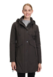 Parka mit Stehkragen - 5576-Shiny Forest - Khaki