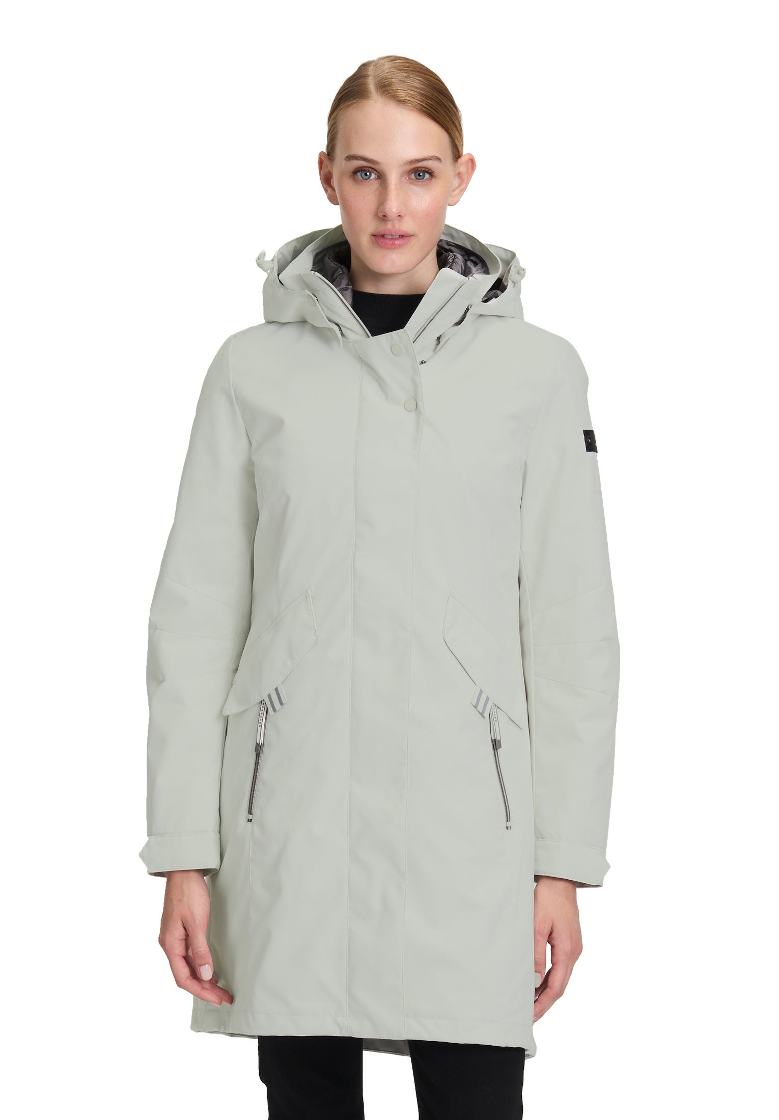 Parka mit Stehkragen - 1014-Offwhite - Weiß