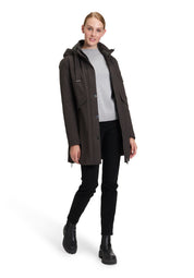 Parka mit Stehkragen - 5576-Shiny Forest - Khaki