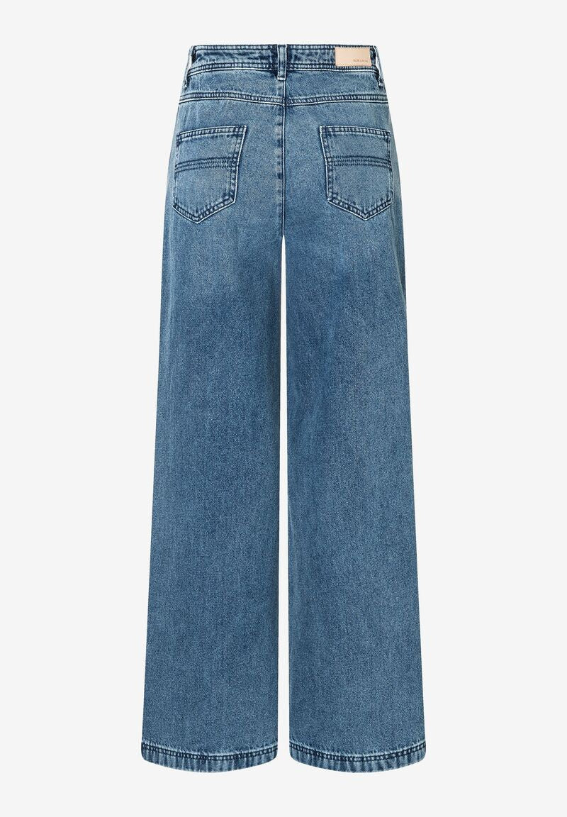 Palazzo-Jeans Wide Leg - 0961 - Blau