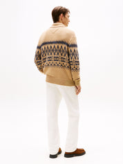Strickpullover mit Rollkragen - ADN-BEIGE - Beige