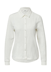 Bluse Regular Fit - 0210-WHITE - Weiß