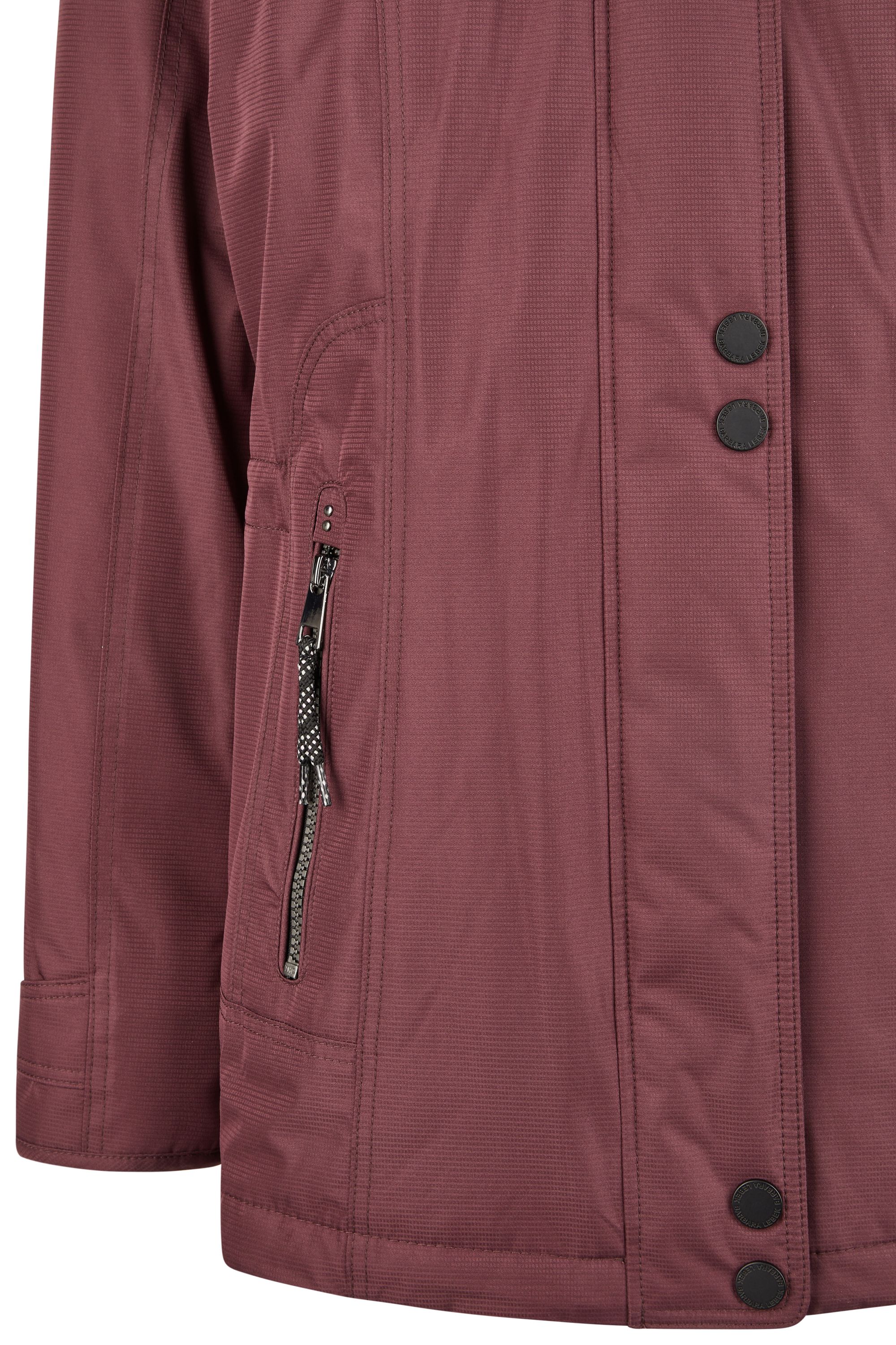 Steppjacke mit Kapuze - 495-burgund - Rot
