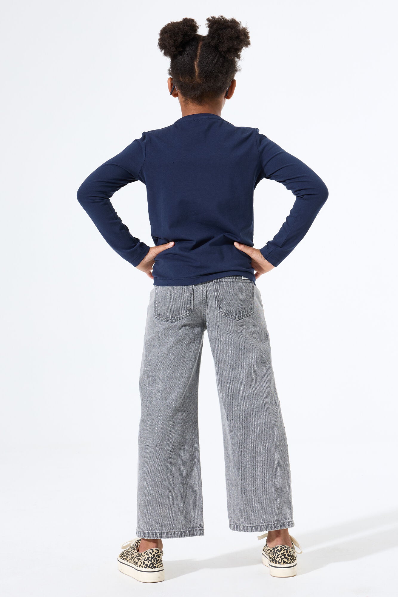 Langarmshirt aus Baumwolle - 2878-bluebell - Blau