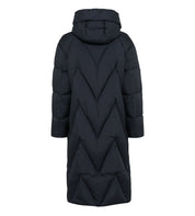 Daunenmantel mit Kapuze - 0090 - Blau