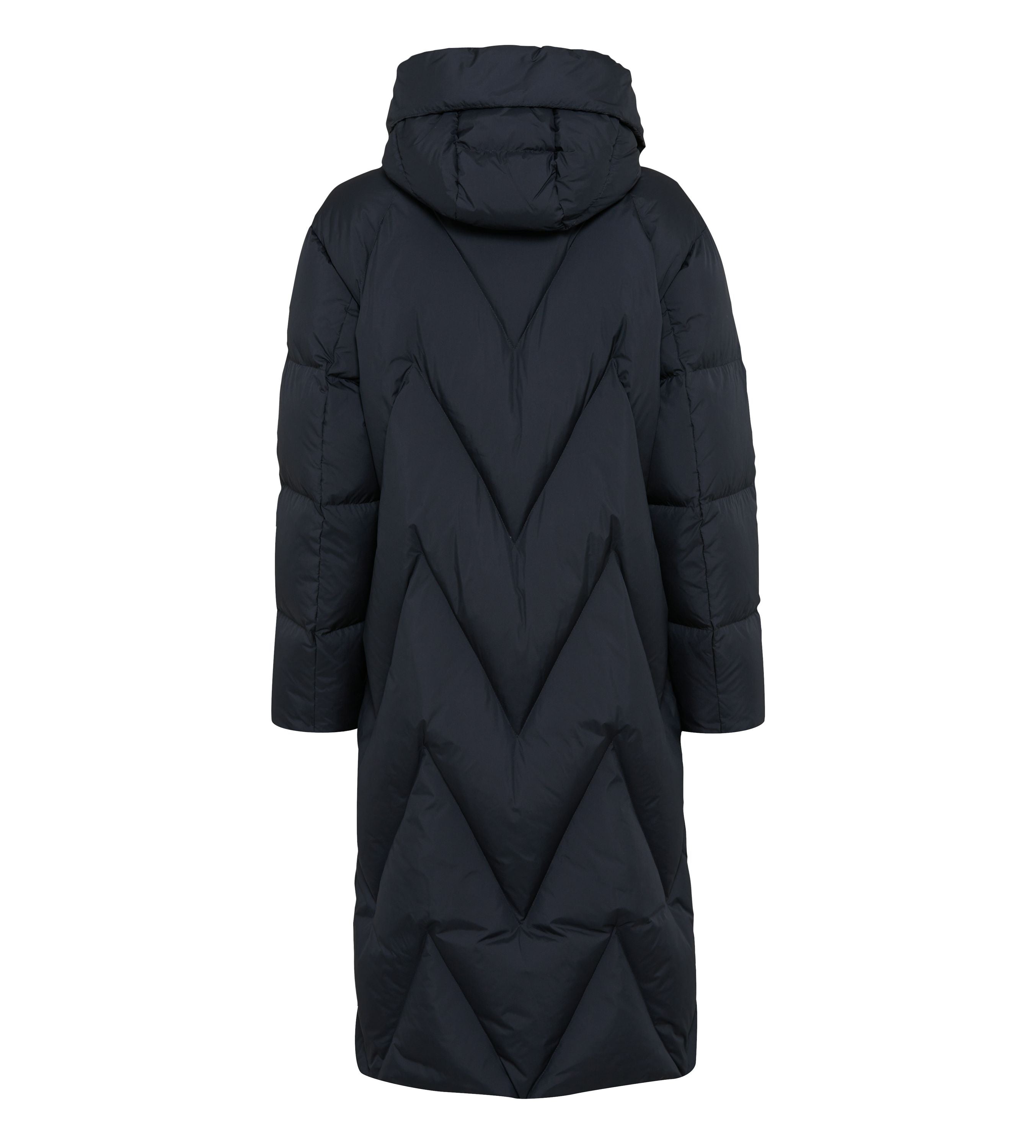 Daunenmantel mit Kapuze - 0090 - Blau