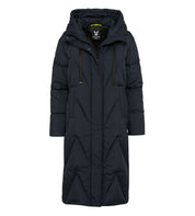 Daunenmantel mit Kapuze - 0090 - Blau