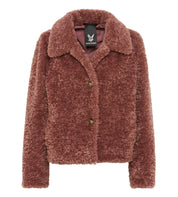 Übergangsjacke aus Fun Fur - 0070 - Rosa