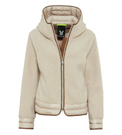 Teddy-Jacke aus Fun Fur - 0123 - Beige