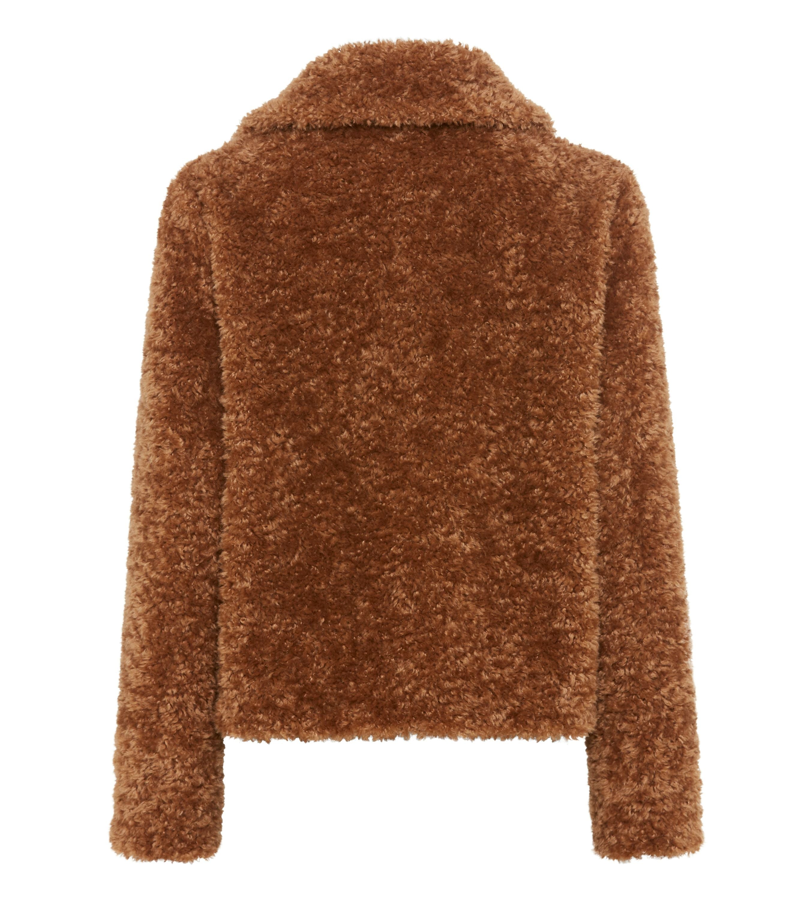 Übergangsjacke aus Fun Fur - 0050 - Braun