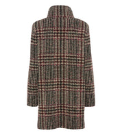 Strickmantel mit Stehkragen - 7064 - Rot