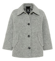 Übergangsjacke aus Wollmix - 0020 - Grau