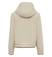 Teddy-Jacke aus Fun Fur - 0123 - Beige